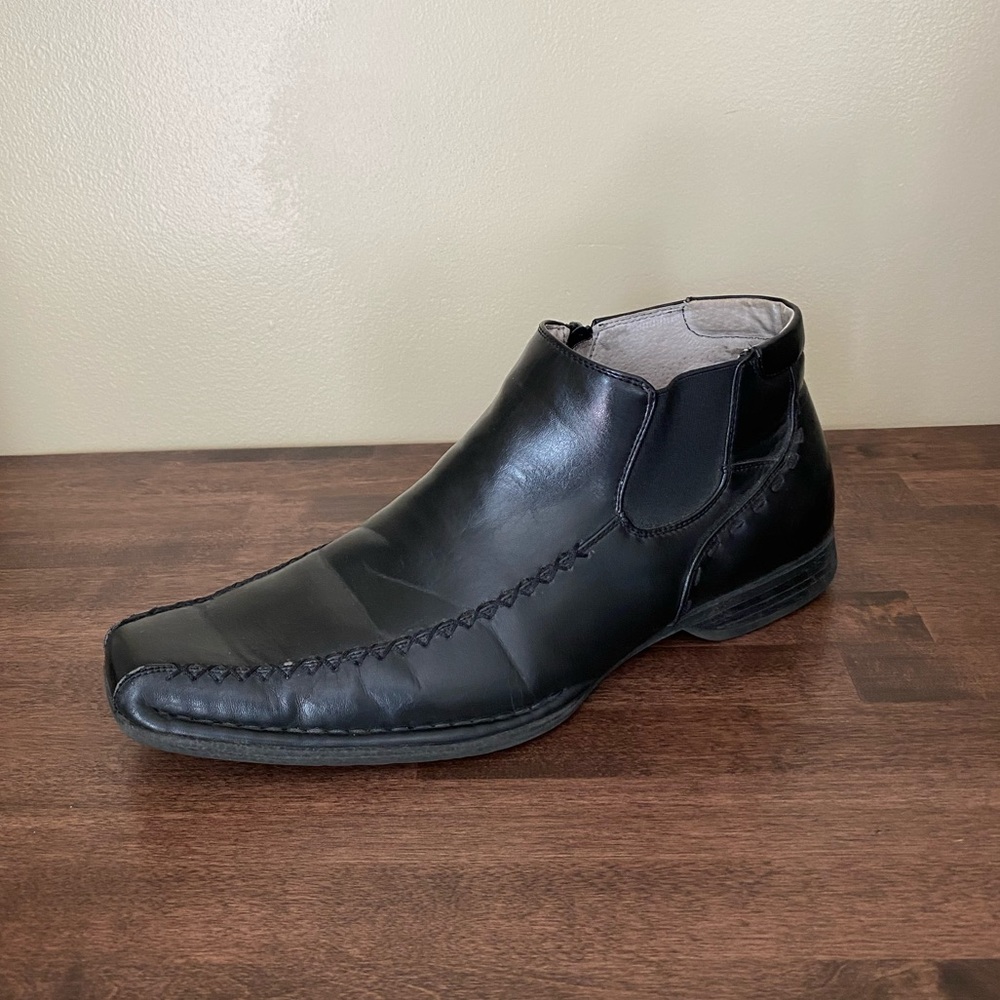 Madden Black Leather Shoes